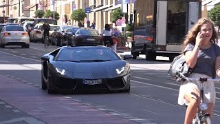 Lamborghini Aventador Roadster  Loud Accelerations [upl. by Pedaiah]