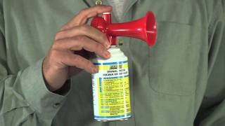 Seachoice Portable Air Horn Product Demo [upl. by Engen]