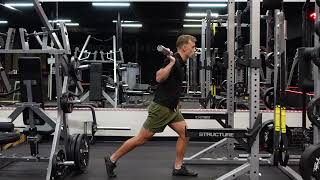 Barbell Reverse Lunge Form [upl. by Jacky]