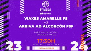 Primera Fútbol Sala Iberdrola  J4  Viaxes Amarelle  Arriva AD Alcorcón [upl. by Noyart]