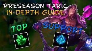 PRESEASON Taric Support and Top InDepth Master I Guide by King Taric [upl. by Arag406]