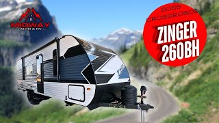 BRAND NEW  2025 Crossroads Zinger 260BH  Midway Auto amp RV [upl. by Livvie]