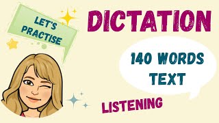 📝DICTADO en INGLÉS  140 WORDTEXT about PETS🐶 Boost your listening skills [upl. by Ymma]