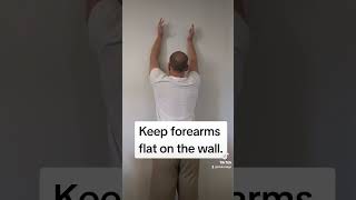 Shoulder Health Front Wall Slide for Serratus Anterior Activation [upl. by Mogerly]