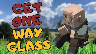 How to Get One Way Glass in Minecraft  Minecraft Tutorial 2024 [upl. by Erasme]