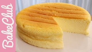 Japanischer Cotton Cheesecake Käsekuchen  BakeClub [upl. by Chrystel763]