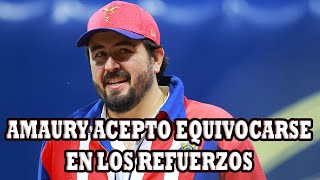 Amaury Vergara Acepto Equivocarse En Los Refuerzos Que Han Llegado A Chivas Por Su Poco Nivel [upl. by Erusaert861]