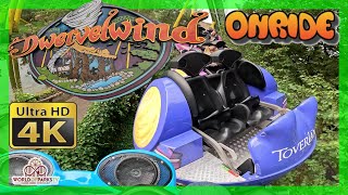 Dwervelwind Toverland ONRIDE  Achterbahn DWervelwind Roller Coaster Whirlwind achtbaan Mack Rides [upl. by Anihsak]