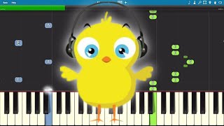 El Pollito Pio  EASY Piano Tutorial  Pulcino Pio [upl. by Susie]