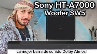 Unboxing Sony A7000 Barra de Sonido y Subwoofer SW5 DOLBY ATMOS  ¿Vale la Pena [upl. by Orva856]