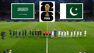 Saudi Arabia vs Pakistan ● FIFA World Cup 2026 Qualification  16 November 2023 Gameplay [upl. by Akcirahs]