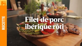 Filet de porc ibérique rôti [upl. by Erda]