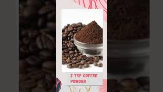 Coffee face pack for Acne pimple dark spots free skin  coffee face mask skin whitening  Lightening [upl. by Cirdnek184]