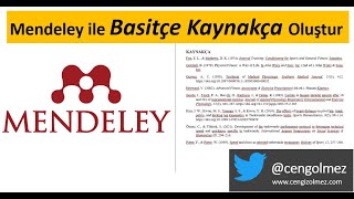 MENDELEY Nasıl Kullanılır Mendeley Nasıl Kurulur KAYNAKÇA Nasıl Oluşturulur [upl. by Mcgee472]