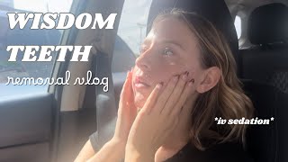 getting ALL FOUR wisdom teeth out  removal  recovery vlog [upl. by Witherspoon171]