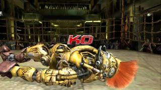 Real Steel The Game All Fights Xbox 360 HD [upl. by Kalmick828]