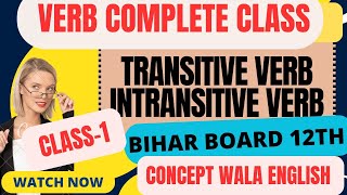 Verb  Transitive Intransitive Verb verb English Grammar verbs transitiveverb intransitiveverbs [upl. by Solracesoj]