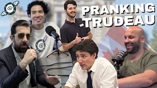 Pranking Justin Trudeau in Canada The P Boiz Podcast [upl. by Erdnaid]