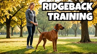 How to Train a Rhodesian Ridgeback and Why They’re a Challenge [upl. by Brice]