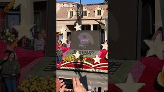 Rose Bowl Parade 2024Veterans Tribute Float  rose parade love fun shorts [upl. by Darla]