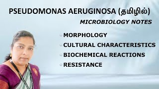 Pseudomonas aeruginosa  Morphology Cultural characteristics Biochemical reactions Resistance [upl. by Ennaillek]