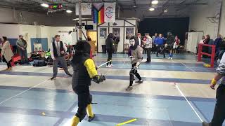 Ascalon Sword Festival 2023  Thomas Kesler vs Derek Ray Rapier Pools [upl. by Kcirderf288]