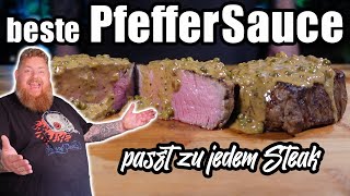 Mega Pfeffersauce passend für jedes Steak Schnell und easy BBQ amp Grillen für jedermann [upl. by Itsur]