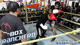 Nuevo torneo de Box Ranchero en Tepuxtepec Mixe Oaxaca El Virus VS Gustavo de Loma Larga 💪🥊🤼 [upl. by Silber]