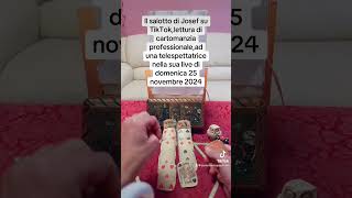 I tarocchi del Cartomante Josef su TikTok lettura di cartomanzia professionale [upl. by Erv255]