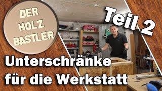 Unterschrank und Kappsägestand für die Werkstatt selber bauen  Teil 2 [upl. by Eca]