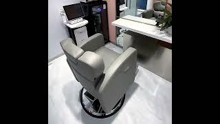 Reclining hair salon chair barbershop hairdressing equipment lifting stylish barber chair [upl. by Nired]