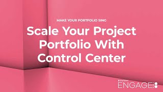 Scale Your Project Portfolio with Control Center [upl. by Adnwahsat]