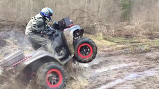 Kawasaki Brute Force 750 off road [upl. by Ocnarfnaig960]