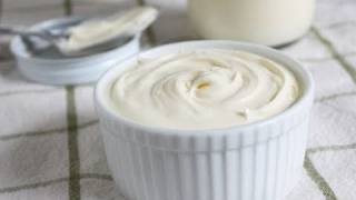 Homemade Sour Cream How to Make Creme Fraiche [upl. by Aitnohs]