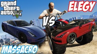 GTA 5  Massacro Vs Elegy RH8  31 GTA V [upl. by Lesly]