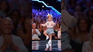 Worlds Best Dance by a Baby Girl Wows the Judges on AGT 😍 agt shorts [upl. by Nanji]