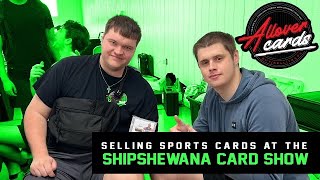 Selling Sports Cards At The Shipshewana Card Show Shipshewana IN [upl. by Fornof721]