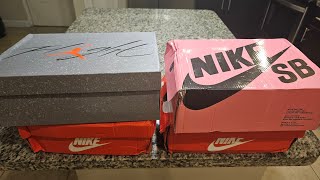 HUGE DHGate Shoe Haul 2023 DHGate Shoe Review Jordans Dunks etc 2 [upl. by Ardnuassak]