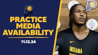 Indiana Pacers Media Availability  November 12 2024 [upl. by Bidle]