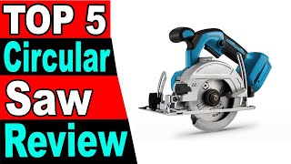 TOP 5 Best Circular Saw Review 2024 [upl. by Llerehc]