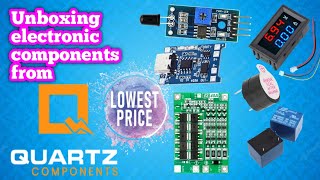 QUARTZ COMPONENTS Unboxing12volt BMS Digital volt meter Lower price in தமிழ் [upl. by Klingel]