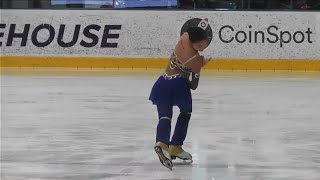 Kalyn Shimogaki – 20242025 Australian Figure Skating Championships FS junior [upl. by Sapphira]