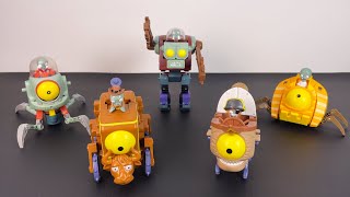 19 Minute Unboxing ASMR Plants vs Zombies  Zombie Combo Robot Toy Set  Toy Review [upl. by Okika]