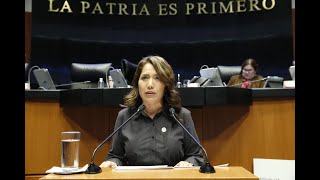 Senadora Ivideliza Reyes posicionamiento del GPPAN a dictamen en materia de igualdad género [upl. by Echo195]