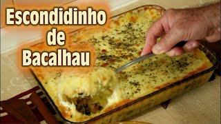 Escondidinho de Bacalhau delicioso e facílimo de fazer [upl. by Jeffery]