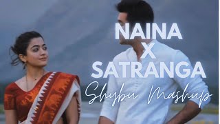 Naina X Satranga  Shybu Mashup  Full Version [upl. by Maice]