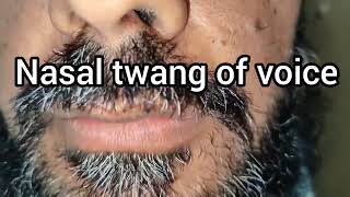 Nasal Twang of Voice  Progressive Bulbar Palsy [upl. by Caniff588]