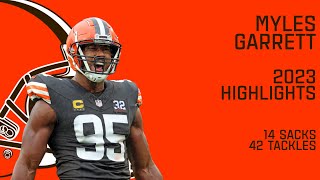 Myles Garrett  2023 Highlights [upl. by Eadahc135]