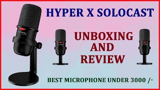 My New Microphone Hyper X Solocast Unboxing Review  Ravi is Live [upl. by Jepson]