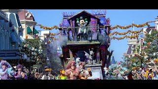 Disneyland Paris  Halloween Parade full celebration [upl. by Kenweigh]